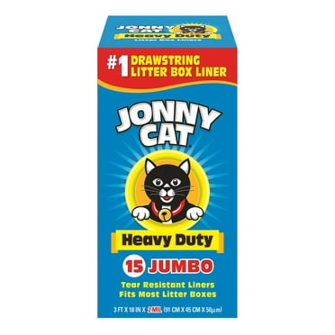 Jonny Cat Heavy Duty Drawstring Cat Litter Box Liners