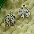 thumbnail image 5 of HOOUN 210 Pcs Tibetan Silver Four - Leaf Clover Charms Pendant 17X13MM S2941, 5 of 6