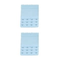 thumbnail image 4 of Langgg Extension Strap Bra Extenders 3 Rows 4 Hook Elastic Lingerie Intimates light blue 2Set, 4 of 6