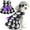 Black, white, purple, variant on MYFLOCY Halloween Small Dog Costume Cute Girl Boy Dog Funny Dresses ( Pumpkin M )