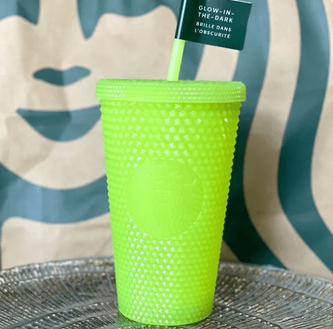 Starbucks Fall Halloween 2023 Venti Cup, Green Glow in The Dark Slime Drip,  24 fl oz - Walmart.com