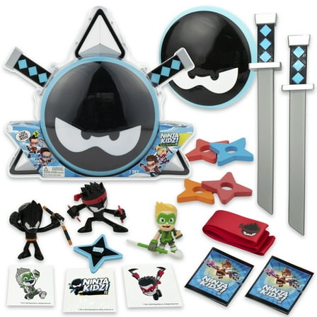 Ninja Kidz Mystery Warrior pack Official Brand Merchandise Toys and Figures for Ages 3 and up