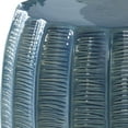 thumbnail image 3 of Uttermost Harbor 17.38" Coastal Ceramic Geometric Garden Stool in Aqua Blue, 3 of 4