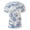Sky Blue, variant on T Shirt for Men Oversized Quarter Sleeve Big & Tall Breathable Short Sleeve Shirts Athletic Fit Gradient Boat Neck Summer Casual Beach Basic Basic Tee