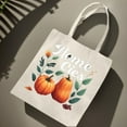 thumbnail image 2 of Autumn-Themed Canvas Tote Bag with Pumpkin and Design - Reusable Multifunctional Shopping Bag for Parties Travel and Everyday Use, 2 of 6