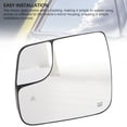 thumbnail image 4 of Heated Mirror Glass, Blind Spot Antifogging Defrosting Improve Driving Safety Left Right Side Mirror with Rear, 4 of 7