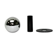 Original Sanwa Silver Ball Top for Arcade Joystick - LB-35-AG - 35mm diameter