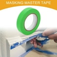thumbnail image 2 of Cinta de pintor universal Unique Bargains - Cinta de enmascarar para pintura de automóviles DIY sin residuos - Papel crepé verde - 1 pulgada x 54.7 yardas, 2 of 7