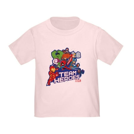 

CafePress - Marvel Team Heroes Toddler T Shirt - Cute Toddler T-Shirt 100% Cotton
