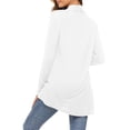 thumbnail image 3 of Women's Long Sleeve Open Front Cardigan Casual Loose Lightweight Cardigans With Pockets Open Front plus Size Olive Sweaters for Women Long Length Cardigan for Women Cardigan Sweaters for Women Size 3x, 3 of 5
