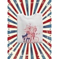 thumbnail image 3 of 4Th Of July Flag Spray Sweatshirt Women -Image by Shutterstock, Female Large, 3 of 4