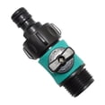 thumbnail image 2 of 2X Plastic Valve with 3/4 Inch Male Thread Quick Connector Car Wash Garden Irrigation Pipe Fittings Prolong, 2 of 5