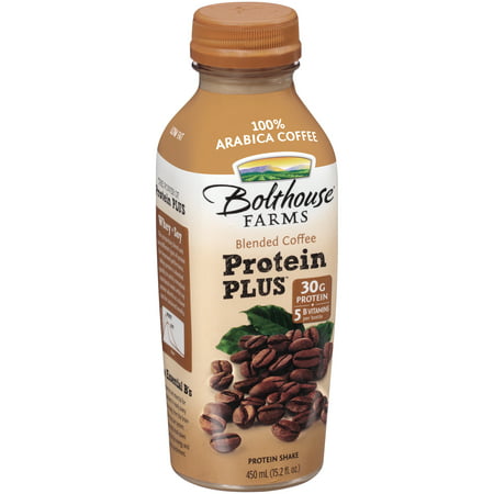 coffee protein bolthouse farms blended plus bottle shake oz fl
