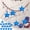 Blue, variant on 15 Pcs Patriotic Sequin Stars, 2.8" Large Glitter Star Ornaments, Red White Blue Hanging Decor for 4th of July Independence Day Party Tiered Tray DIY Crafts