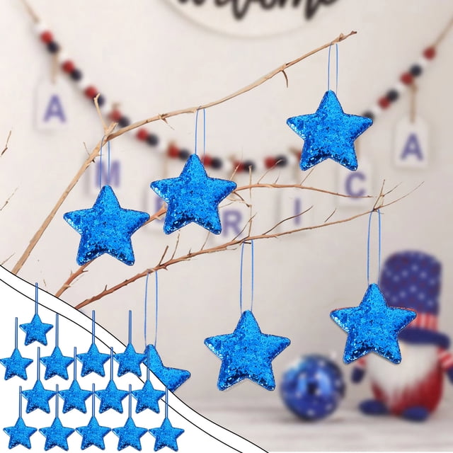 Independence Day Decoration Sequins Pentagram Decorations Party Decorations Star Pendants