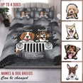 thumbnail image 1 of Juego de cama personalizado para perro, regalo personalizado para amantes de los perros, papá de perro, perro, 1 of 2