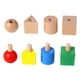 thumbnail image 2 of Juego de 8 Uds de tuercas y pernos de madera, clasificador de formas, juguetes de cubo, bloques de inserción, tornillo para niños y niñas, regalos de, 2 of 8