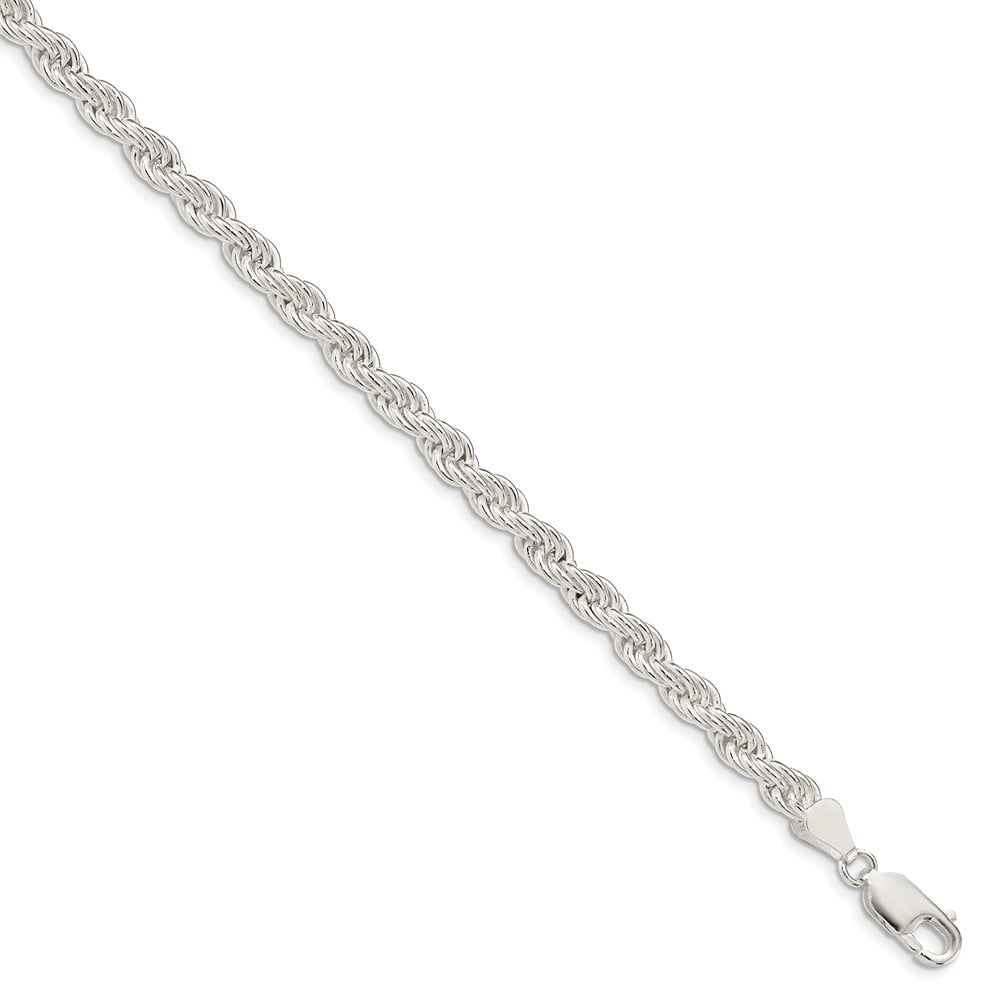 925 Sterling Silver 5mm Solid Rope 