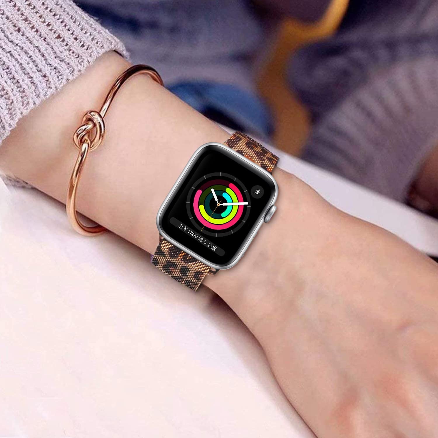 2 Pack Metal Watch Bands Compatible for Apple Watch Bands 41mm