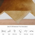 thumbnail image 6 of Abstract Graffiti Circle Flannel Blanket for Bed,Travel and Camping, Vintage Brown Blue Simple Shape Super Soft Cozy Blanket for All Seasons 32"x48", 6 of 7