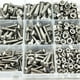 thumbnail image 5 of Scienceny Tornillos M3 de 500 piezas, pernos de reparación de acero inoxidable multiusos, tuercas con caja de almacenamiento, accesorio de cabeza Herramientas y ferretería Scienceny  TO009869-00, 5 of 6