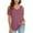 Red, variant on Aloohaidyvio Tops Plus Size,Womens Fashion Casual Solid V-Neck Short Sleeve Loose T-Shirt Pullover Tops