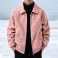 thumbnail image 2 of Leather Jacket Men Pu Leather Bomber Motorcycle Jacket Mens Stand Collar Zip-Up Jackets Coat Casual Stylish, 2 of 7