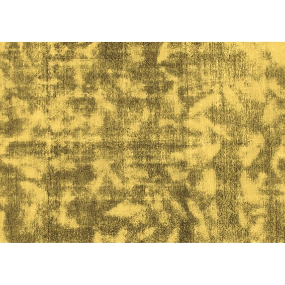 Ahgly Company Indoor Rectangle Abstract Brown Modern Area Rugs, 3' x 5'