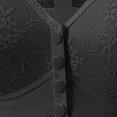 thumbnail image 5 of Iugvhana 3 Pack Women's Front Closure Bras Wirefree Push-Up Bra Adjustable Straps Lift Breathable Comfortable Everyday Bra Underwear Black M, 5 of 5