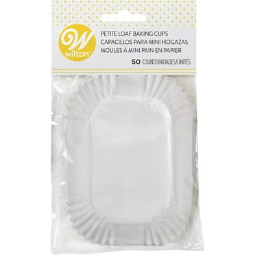 Wilton Petite Loaf Baking Liners - 3 1/4in. x 2 1/8in. - 50 Pack (415/450)
