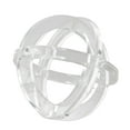 thumbnail image 4 of 7", 5", 4"H Clear Acrylic Plastic Delicate Geometric Sculpture, by DecMode (3 Count), 4 of 10