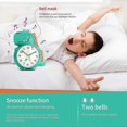 thumbnail image 4 of Kids Alarm Clock Boys,Snooze and Night Light,Non Ticking Analog Battery Operated Learning Clocks,Time to Wake Up Bedside Clock, Dino Gifts for Toddler, 4 of 5