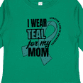 thumbnail image 4 of Inktastic I Wear Teal For My Mom Ovarian Cancer Awareness Boys or Girls Long Sleeve Toddler T-Shirt, 4 of 5