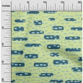thumbnail image 2 of oneOone Polyester Spandex Lime Fabric Geometric Rounded Rectangle Sewing Material Print Fabric By The Yard 56 Inch Wide, 2 of 4