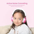 thumbnail image 3 of Puro Sound Labs PuroQuiet Plus Volumen limitado Auriculares supraaurales Bluetooth con cancelación activa de ruido - Auriculares livianos para niños con micrófono incorporado - Sonido más seguro Calid, 3 of 5