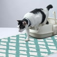 thumbnail image 2 of SussexHome Pets Ultra-Thin Cat and Dog Litter Mat for Litter Box - Washable Soft Natural Cotton Cat and Dog Feeding Mat - Paws-Kind Slip Resistant Place Mat - 2' x 3', 2 of 7