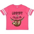 thumbnail image 3 of Inktastic Gramps Loves Me Cute Sloth and Baby Boys or Girls Toddler T-Shirt, 3 of 5