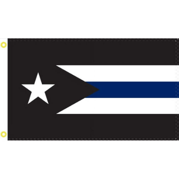 Puerto Rico Police 3'X5' Flag Rough Tex® 100D