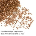 thumbnail image 2 of Uxcell 10 Pack Crushed Glass Chips 100g 1.5x2mm Irregular Metallic Sequins Glass Bronze, 2 of 5