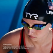 TYR Black Ops Mirrored Adult Fit Goggle - Silver/Black