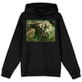 thumbnail image 3 of Magic the Gathering Gang of Elk Men's Black Graphic Hoodie-XS, 3 of 6