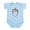 Sky Blue, variant on CafePress - Acorn Infant Bodysuit - Baby Light Bodysuit, Size Newborn - 24 Months