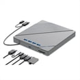 thumbnail image 1 of 7 in 1 External Blu Ray CD/DVD Drive for Laptop,Slots USB 3.0 Portable CD/DVD Disk Drive Player Burner Reader Writer, 1 of 5