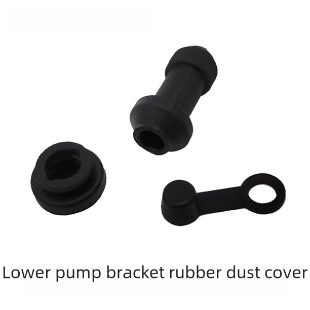 Soporte de bomba de freno inferior para motocicleta, vehículo eléctrico, pinza, cubierta antipolvo amortiguadora, cubierta de goma, cubierta de goma para bomba de freno de disco, tapa