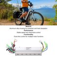 thumbnail image 3 of Lithium Battery Brushless Controller, 24V 36V 48V Dual Drive Aluminum Alloy Brushless Controller  For Electric Scooter, 3 of 8