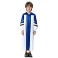 thumbnail image 1 of Moggemol Robe de Collation des Grades pour Garçons Robe de Danse à Manches Longues à Blocs de Couleur Robe de Choeur d'Église Bleu Royal 8, 1 of 7