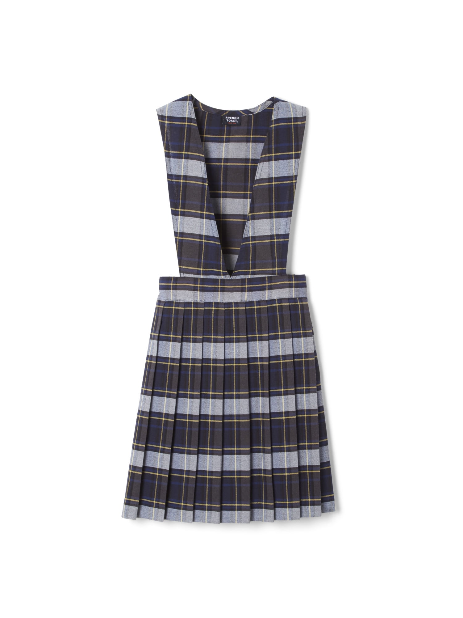 FRENCH TOAST French Toast Girls School Uniform Plaid VNeck Pleated