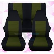 Designcovers Fits 1997-2002 Jeep Wrangler TJ 2door Seat Covers Black Hunter Green Front&Rear