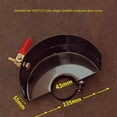 thumbnail image 3 of Couvercle de Protection pour Meuleuse d'Angle 135*43mm avec valve de Commande en Cuivre et Adaptateur M10, 3 of 12