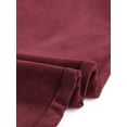 thumbnail image 5 of Pantalones Acampanados De Pana Vintage Para Mujer Pantalones Elásticos De Cintura Alta Con Parte Inferior De Campana Borgoña XS, 5 of 5